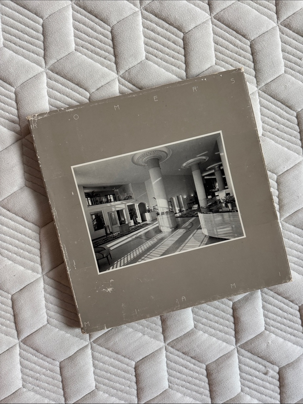 Rare Vintage Romer’s Miami Linen Bound Coffee Table Book